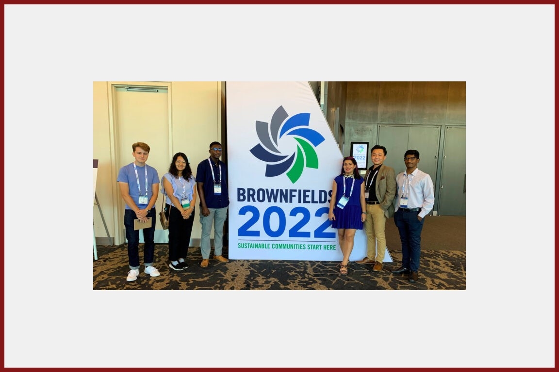 Gibbs College students in attendance at the National Brownfields Training Conference.