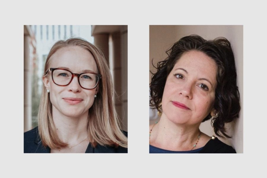 Angela Person and Stephanie Pilat.