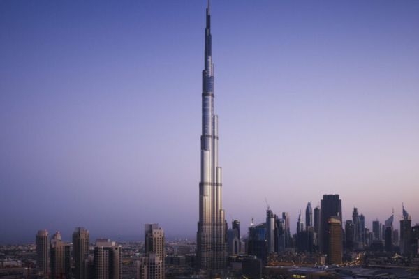 The Burj Khalifa.