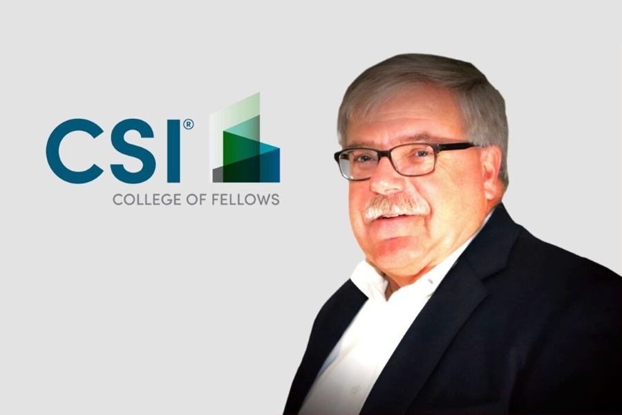 Doyle Phillips with the CSI College of Fellows logo.
