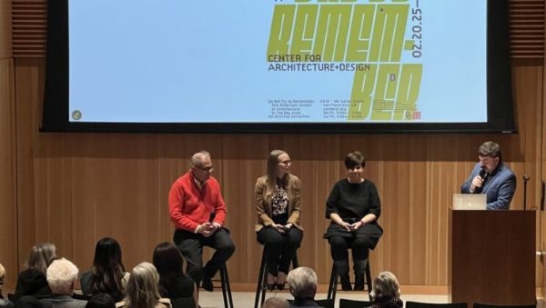 Panel participants and moderator.