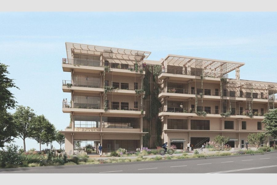 Architectural rendering of Ben Jawad's project 8 2 0 9 Park Lane. 