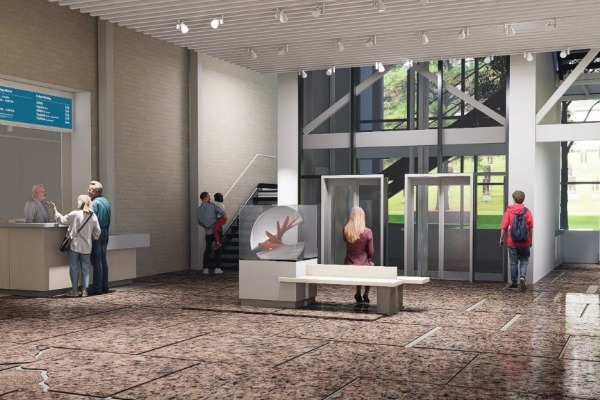 Hans and Torrey Butzer speaking. 