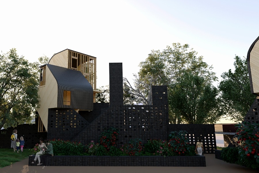 Rene Peralta single house proposal for the Is Housing Still Housing exhibit. 