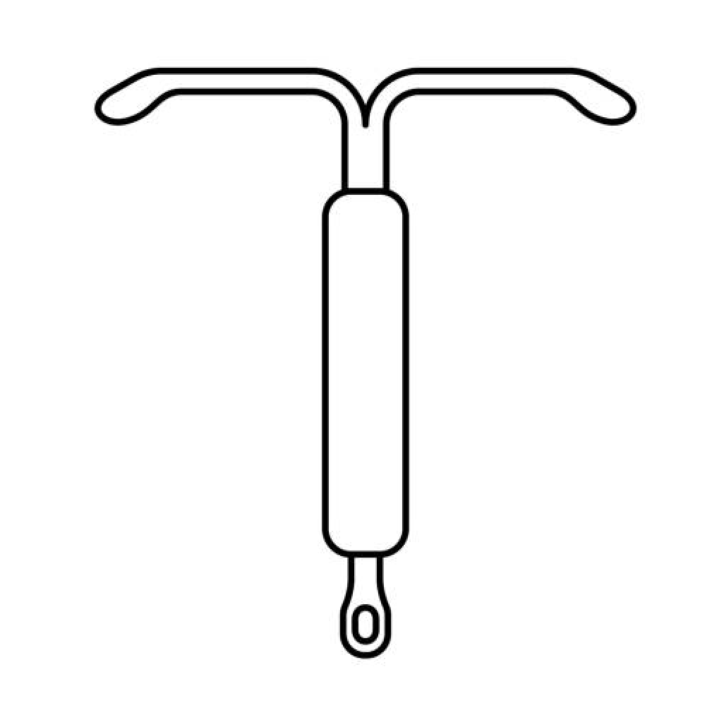 Illustration of IUD