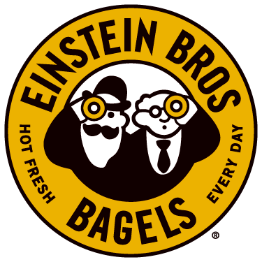 Einstein Bros Bagels logo Hot Fresh Every Day