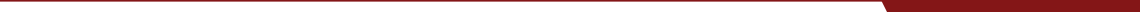 Stylized crimson line.