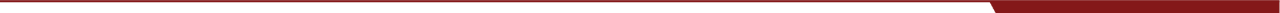 Stylized crimson line.
