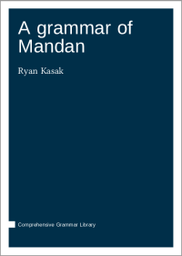 book cover of "A grammar of Mandan"