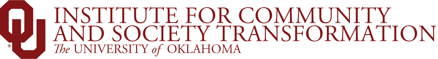 OU Institute for Community and Society Transformation, The University of Oklahoma website wordmark