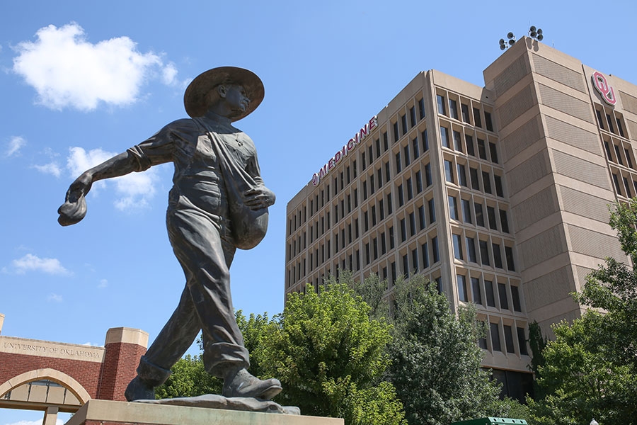 Seed sower on the OUHSC campus