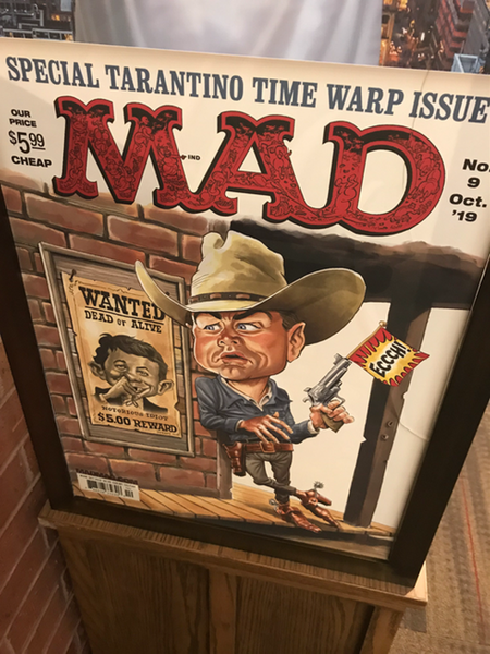 Display of MAD magazine October 2019