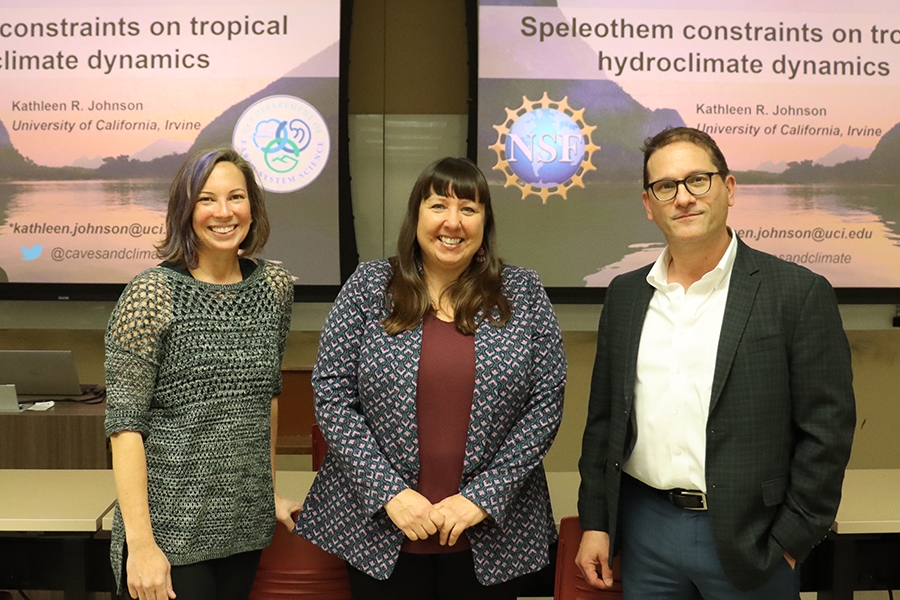 Heather Bedle, Ph.D., Kathleen Johnson, Ph.D., and Tim Filley, Ph.D.