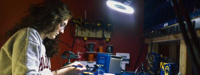 Sarah Ciccaglioni soldering  