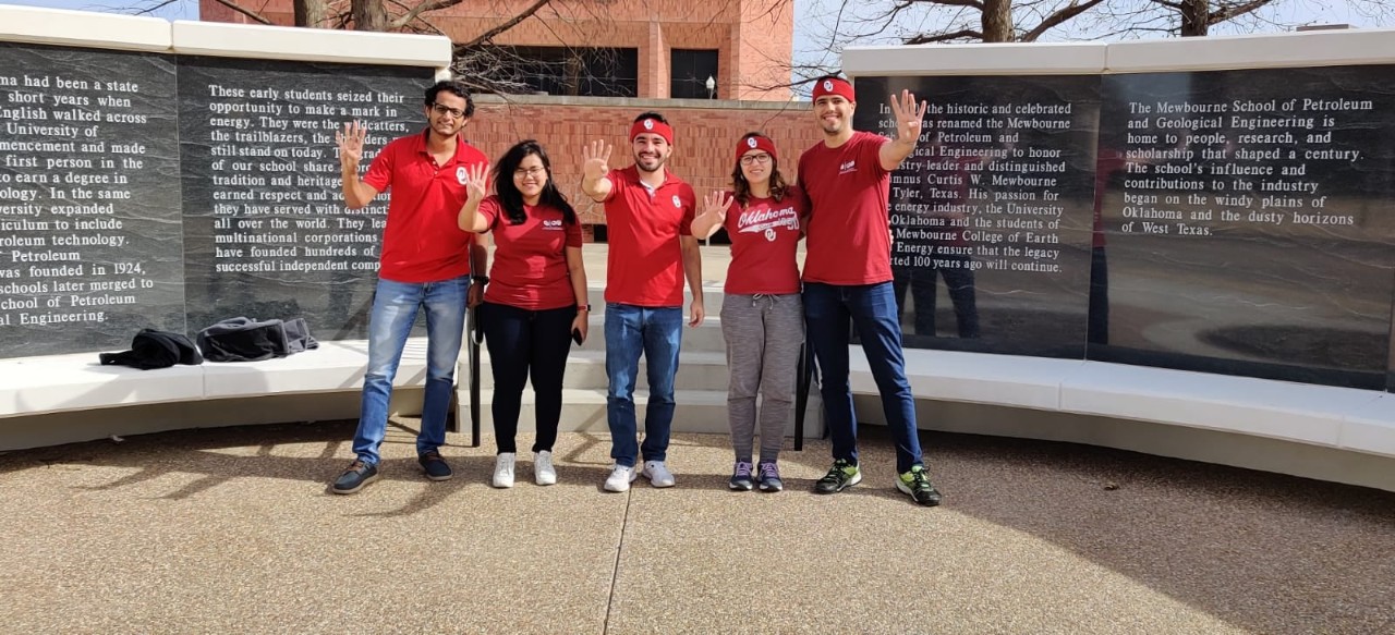 Group picture of the OU PetroBowl Team.