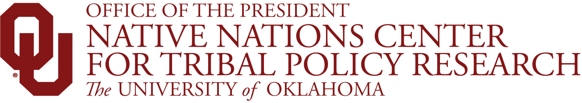 OU Native Nations Center, The University of Oklahoma website wordmark