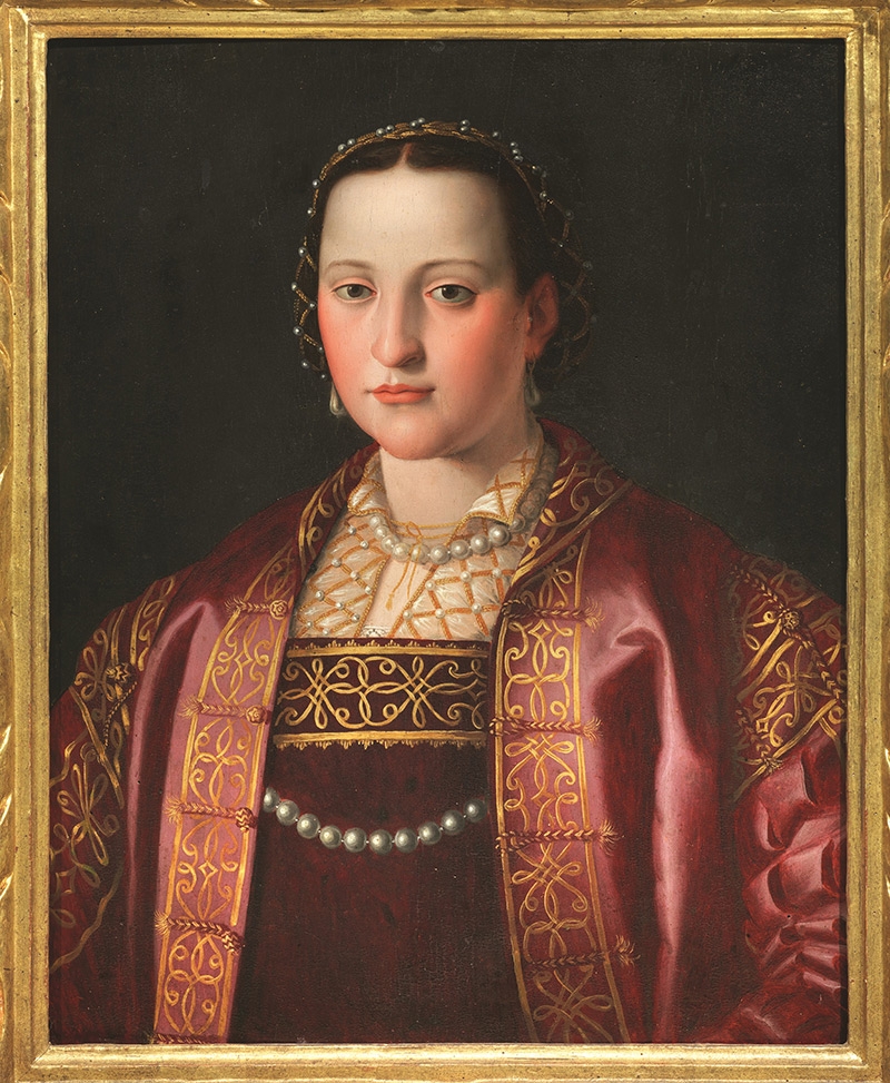 Workshop of Agnolo Bronzino, Portrait of Eleonora Álvarez di Toledo, 1560s-1570s, Oil on board, Collezione FGB, Firenze (Florence), Photo: Alessandro Pierozzi.