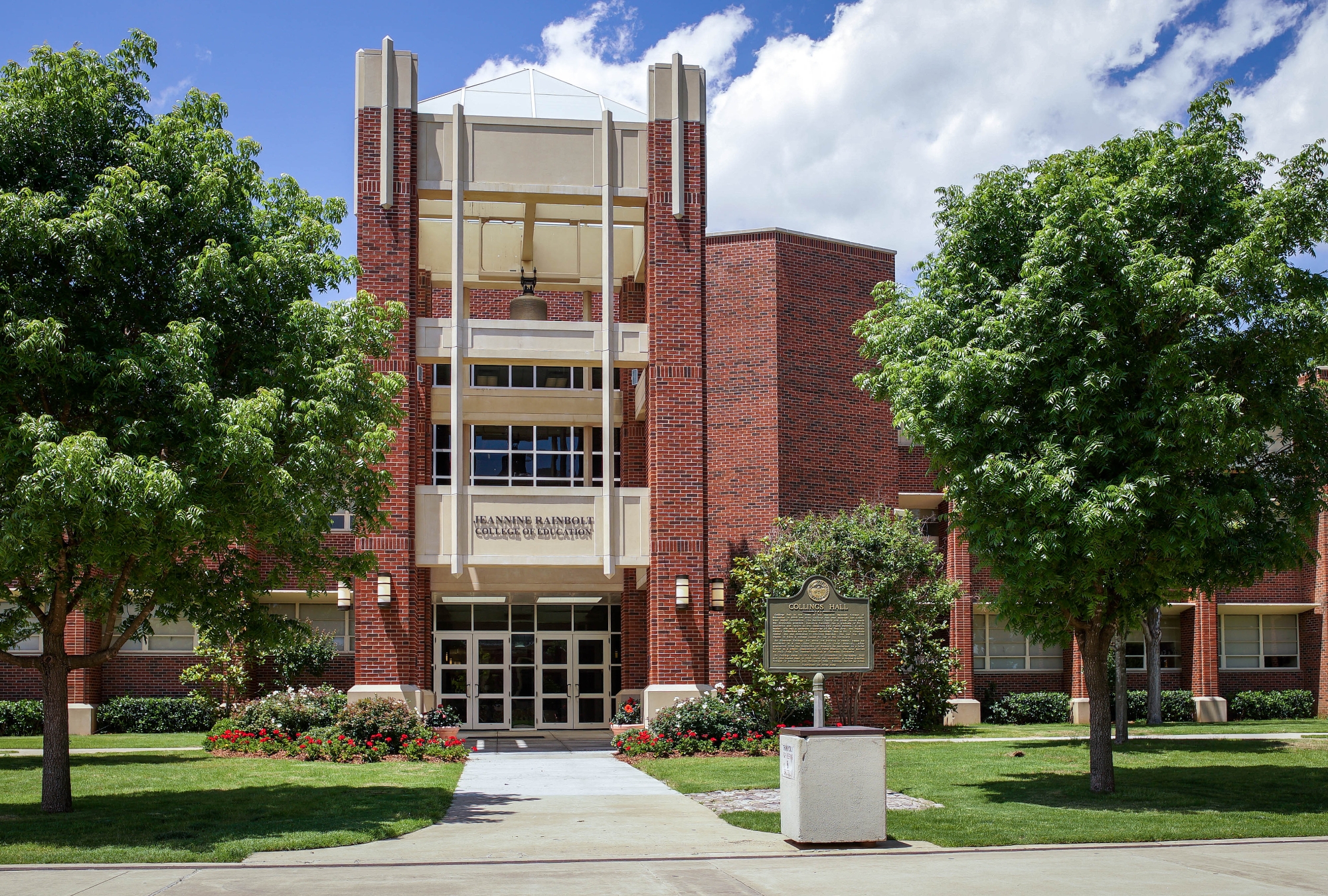 Jeannine Rainbolt College of Education building.