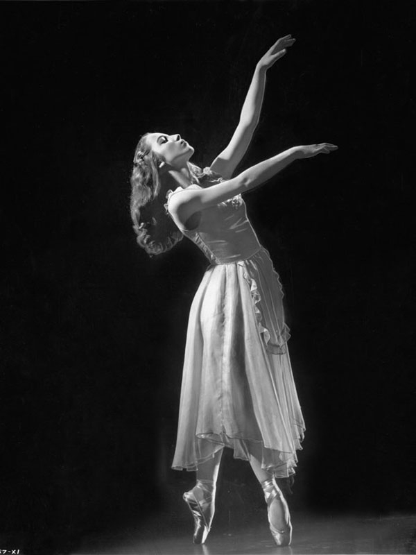 Yvonne Chouteau dancing.
