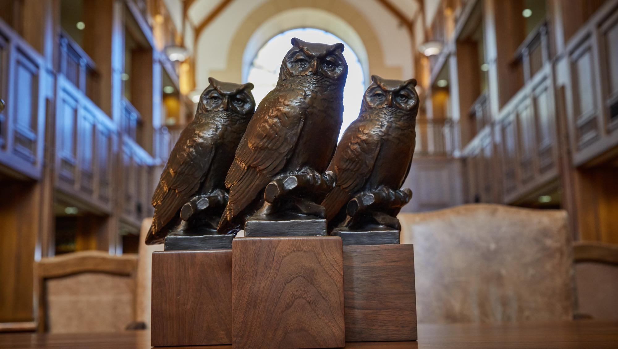 Order of the Owl statue.