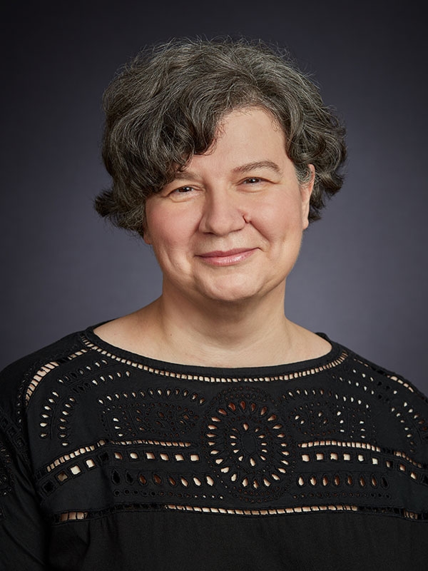 Helen Zgurskaya, Ph.D., George Lynn Cross Research Professor in the Department of Chemistry and Biochemistry, Dodge Family College of Arts and Sciences.