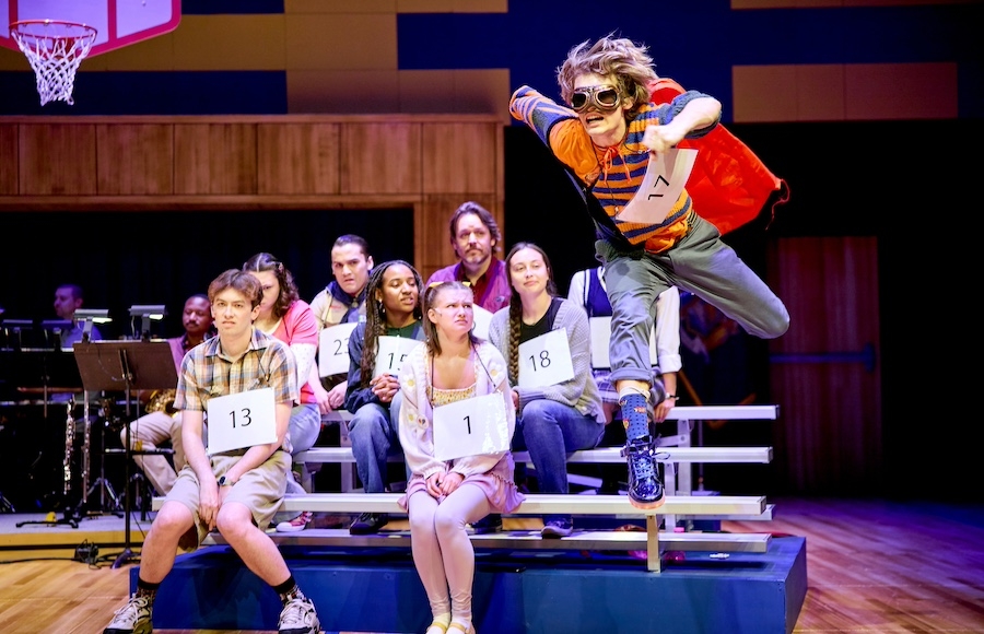 Students perform in The 25th Annual Putnam County Spelling Bee.
