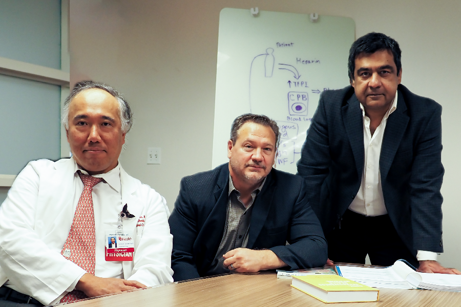 Kenichi Tanaka, Kenneth Stewart and Amir Butt.