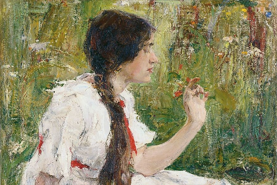 "Spring in the Steppe" by Nicolai Fechin.