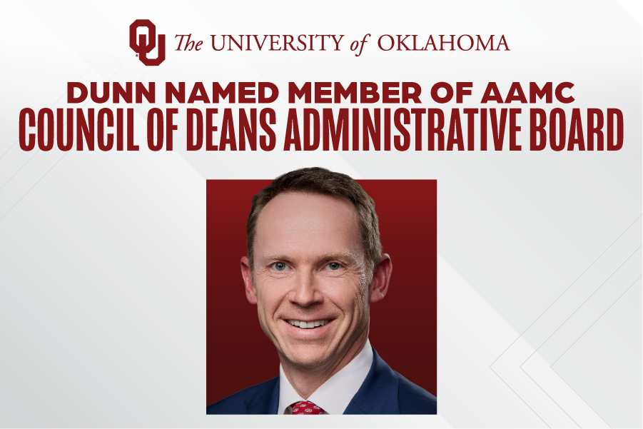 Image reading: "Dunn Named Member of AAMC Council of Deans Administrative Board".