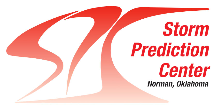 SPC, Storm Prediction Center, Norman, Oklahoma logo.