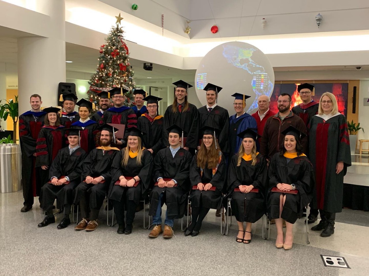 The College of Atmospheric and Geographic Sciences Fall Convocation 2018.