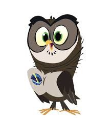 Owlie mascot from the National Weather Service Skywarn program for children.