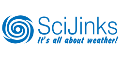 SciJinks logo, It's all about weather!