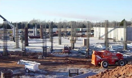 The National Weather Center under construction in 2003.