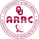 The University of Oklahoma, OU, ARRC, Advanced Radar Research Center logo.