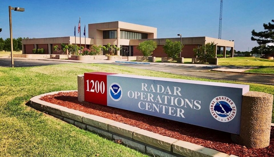 The Radar Operations Center, 1200, Norman, Oklahoma. National Weather Service. NOAA.