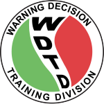 Warning Decisions Training Division logo, WDTD.