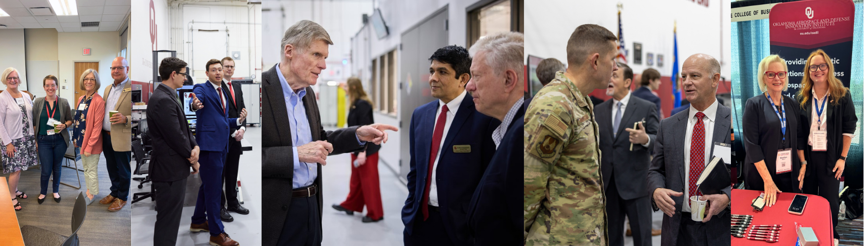 Many different people involved with OADII in a photo collage.