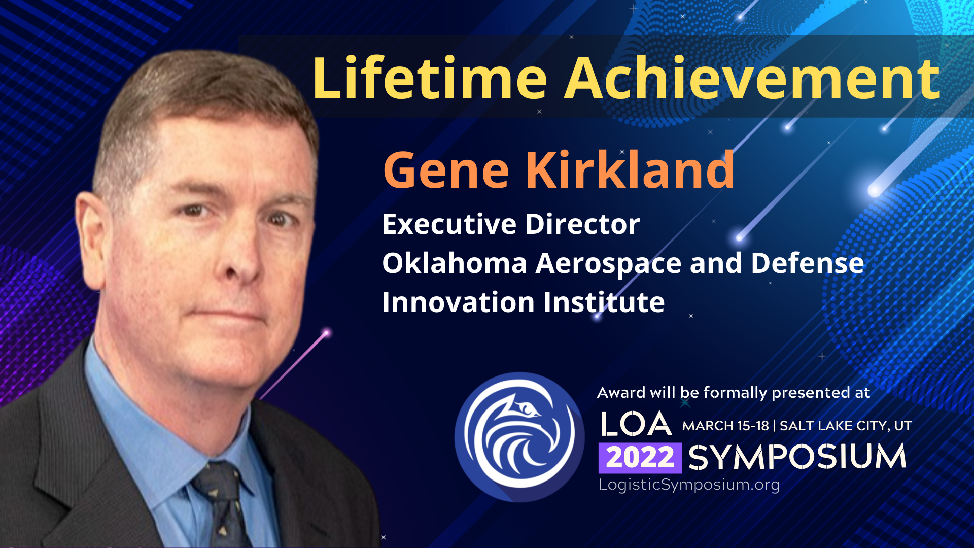 OADDI Director Gene Kirkland honored with LOA Lifetime Achievement Award