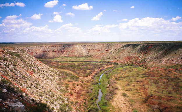 Figure 1. Salt River Canyon in northwestern Oklahoma