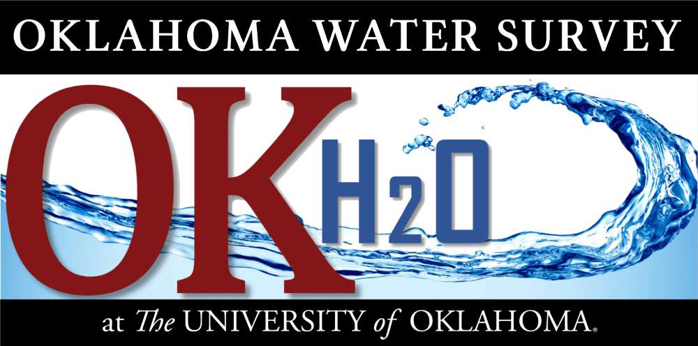 Oklahoma Water Survey, OK H2O, The University of Oklahoma logo.