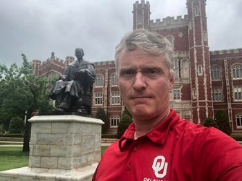 Patterson on the OU Norman campus.