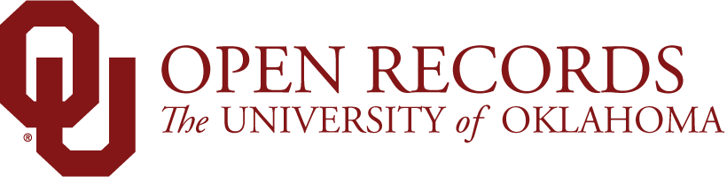 Open Records, The University of Oklahoma website wordmark