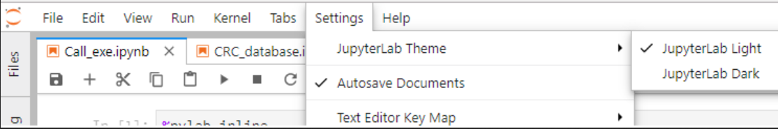 jupiter lab dark theme