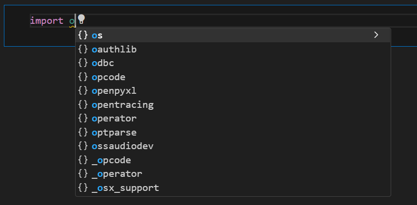 visual studio code python jupiter notebook intelligent code auto completion