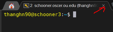 mo ba x term secure shell closing