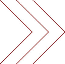 Crimson chevron arrows design element.