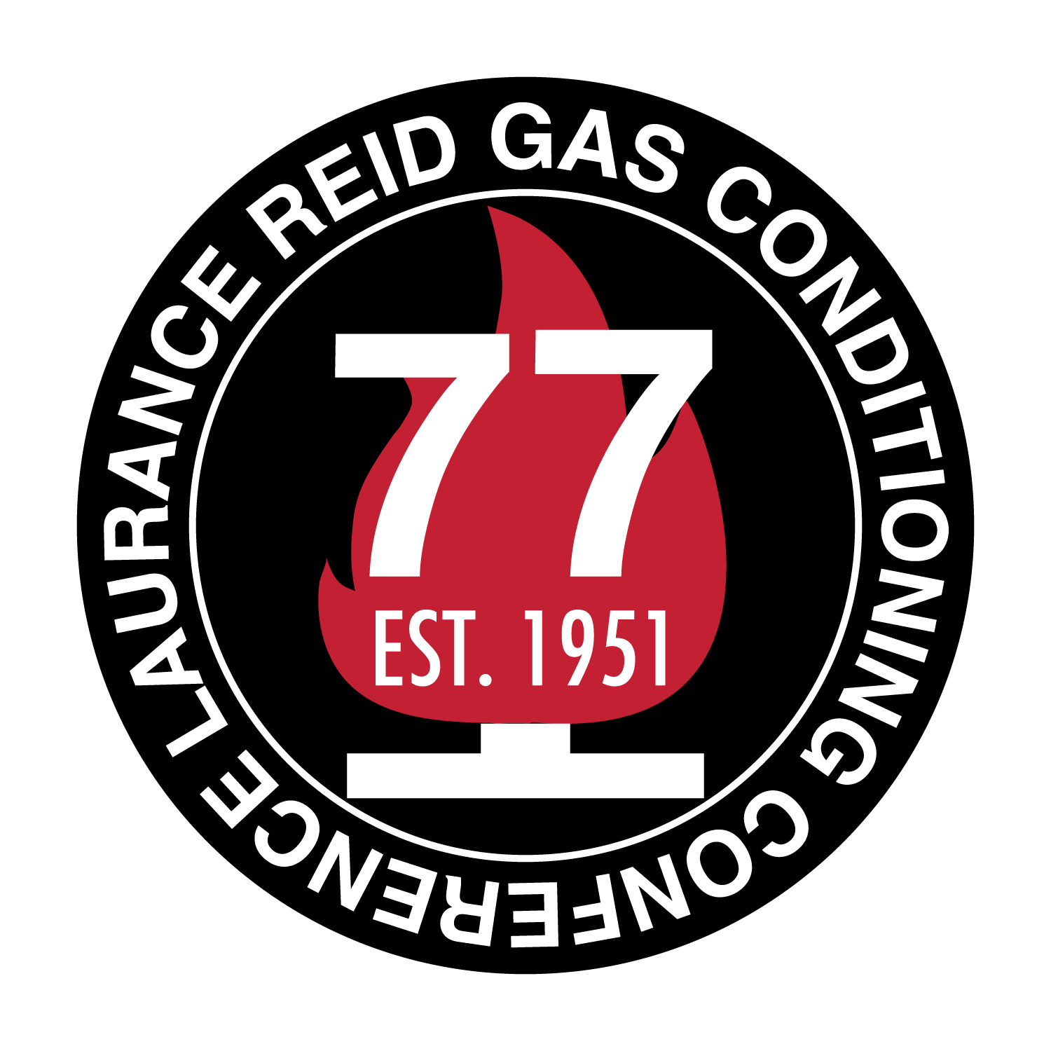 Symbol of the 76th annual Laurance Reid  Gas Conditioning Conference est. 1951