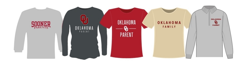 Parent and Family Programs shirt lineup.