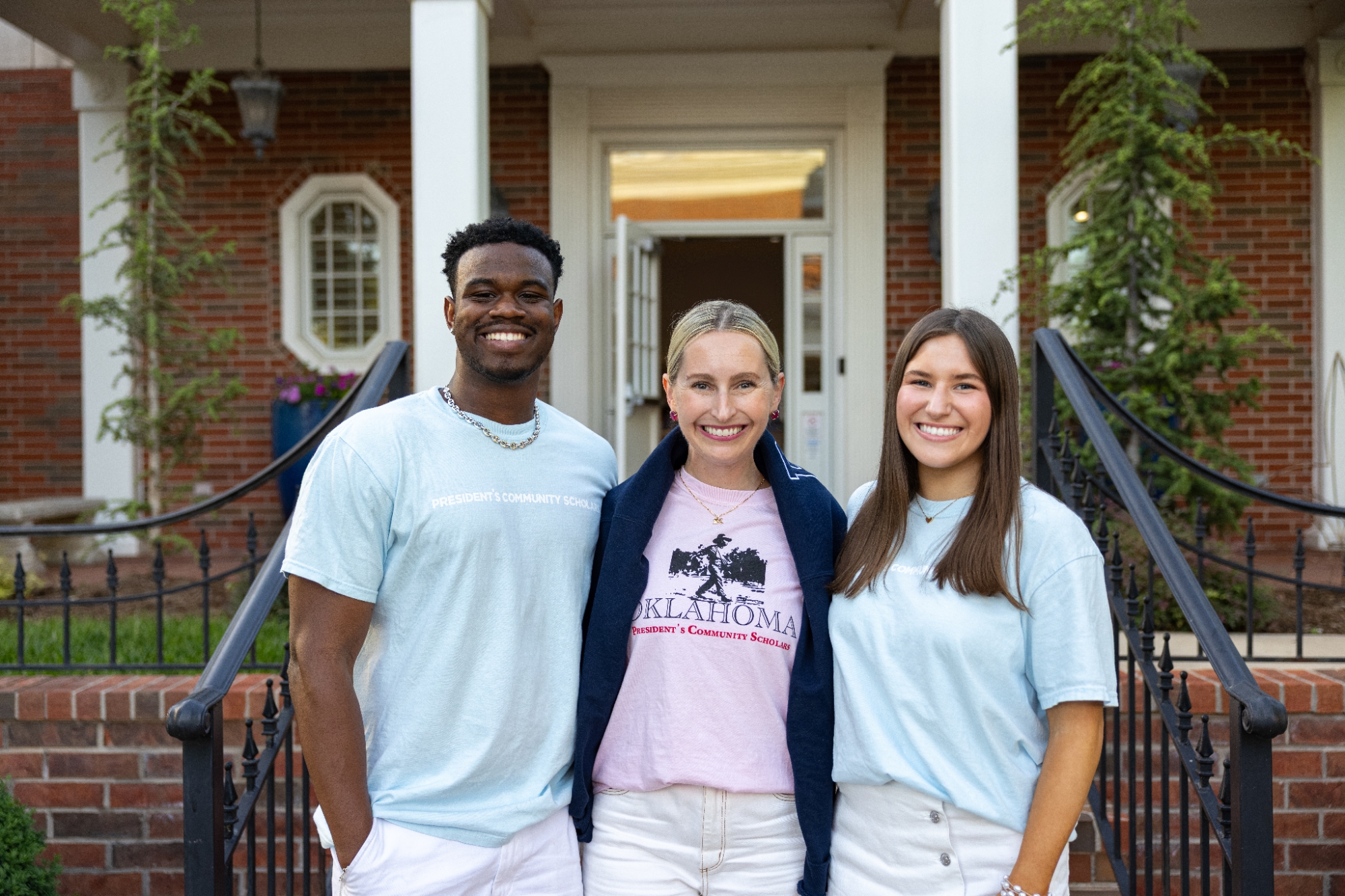 Group photo of David Yancy, Kari Dawkins and Bella Rincon.